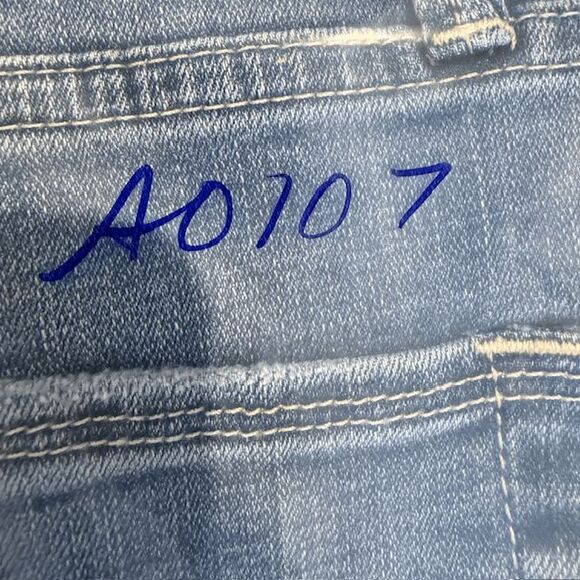 Good American Good Legs High Waist Distressed Crop Skinny Jeans Size 4 / 27 - Picture 13 of 13